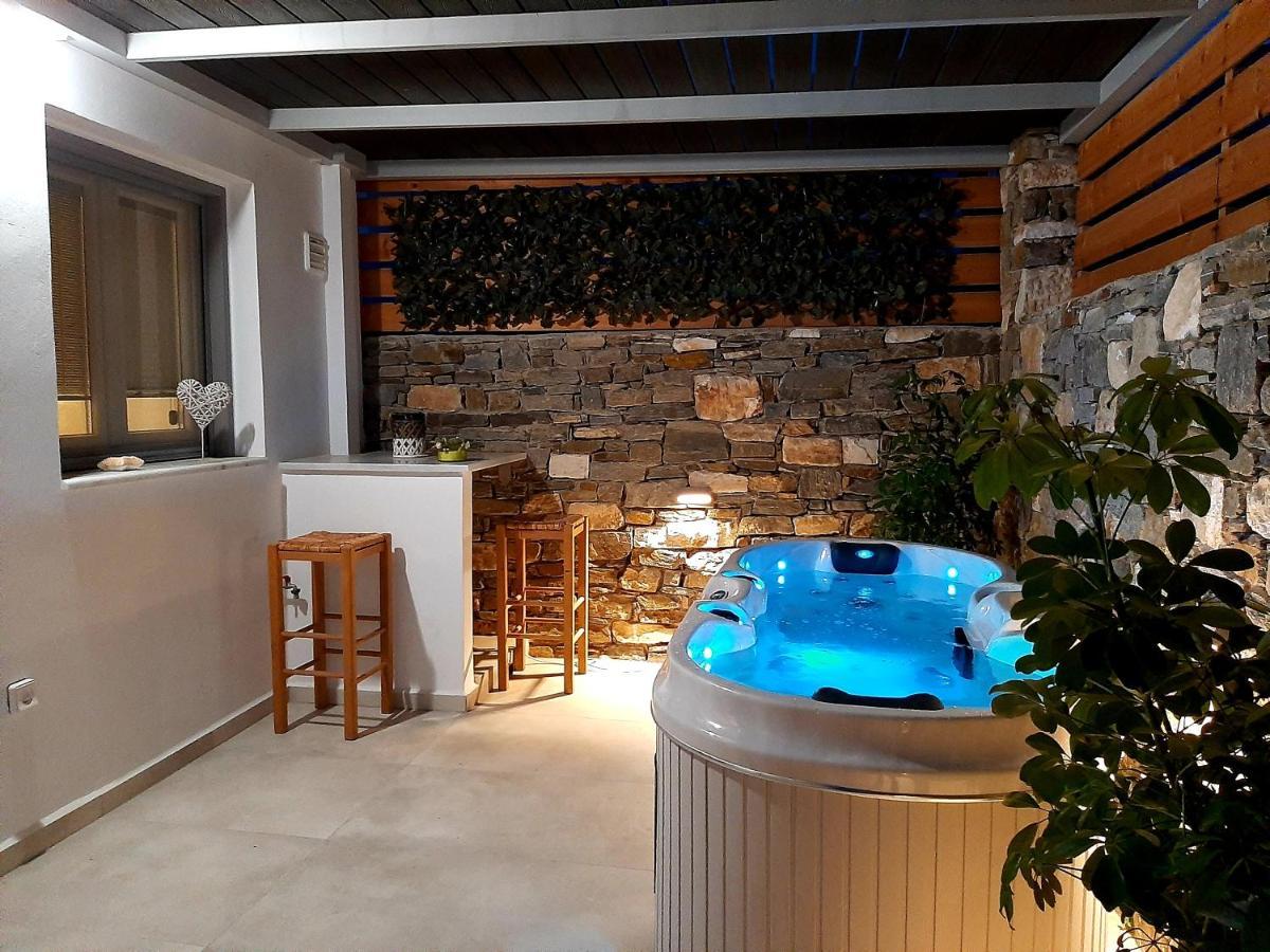Blue View Villa Apartment #3 With Jacuzzi Параспорос Экстерьер фото